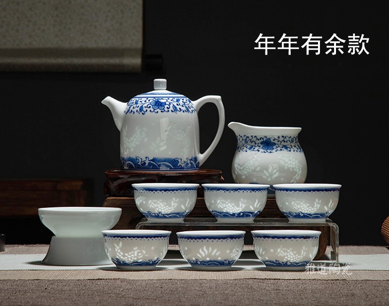 高檔功夫茶具套裝（景德鎮玲瓏瓷茶具）(圖13)