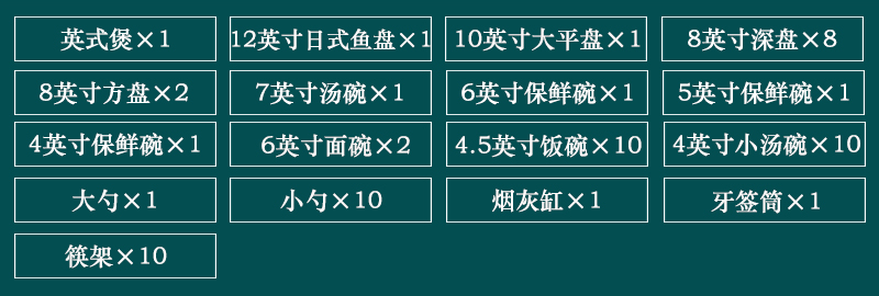 景德鎮家用骨瓷餐具套裝（62頭花開富貴）(圖2)