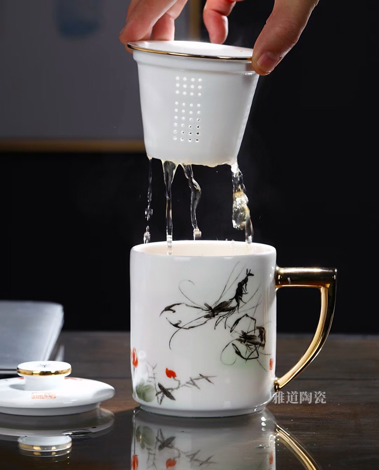 景德鎮陶瓷高檔禮品茶杯（樂在其中）(圖10)